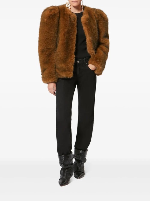 ISABEL MARANT Bahria puffed jacket - Brown - zdjęcie produktu nr 2