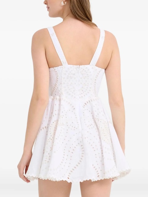 Charo Ruiz Ibiza Birdie heart-neck mini dress - White - zdjęcie produktu nr 2