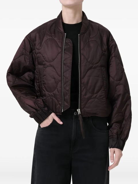 AGOLDE Iona quilted jacket - Brown - zdjęcie produktu nr 1