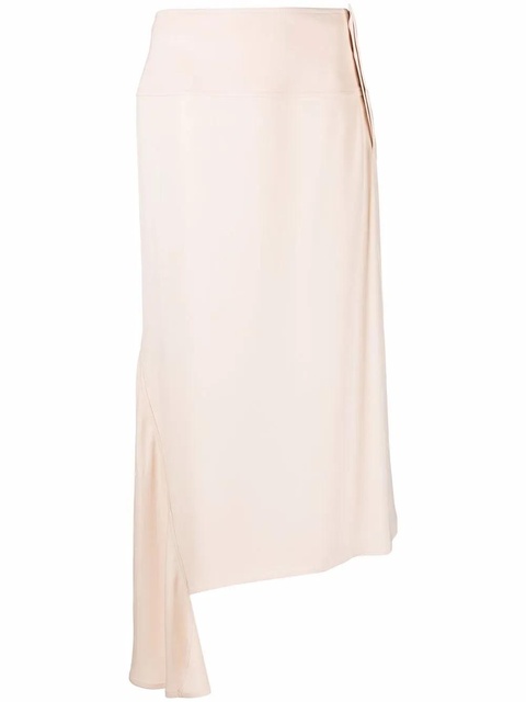 Jil Sander high-waisted asymmetric skirt - Pink - zdjęcie produktu nr 1