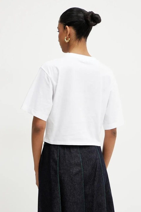 MAX&Co. t-shirt bawełniany damski kolor biały 2516941083200 - zdjęcie produktu nr 2