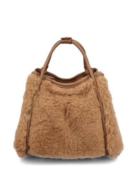 Max Mara Marine fur tote bag - Brown - zdjęcie produktu nr 1