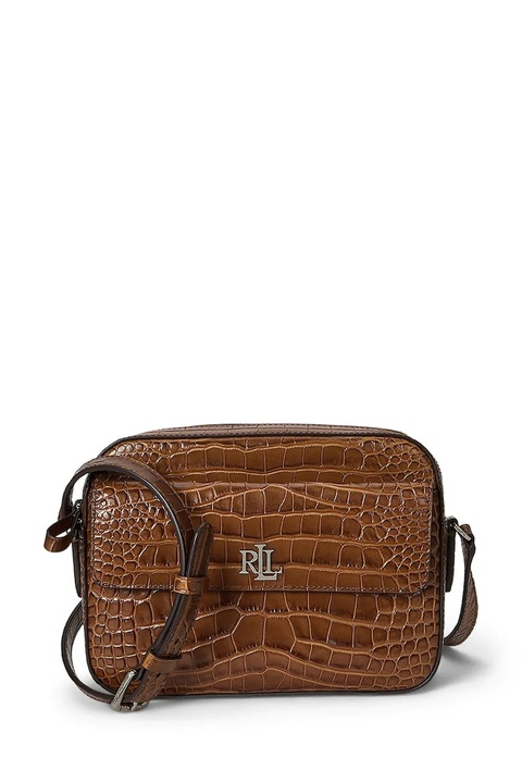 Lauren Ralph Lauren torebka skórzana kolor brązowy 431950824 - zdjęcie produktu nr 1