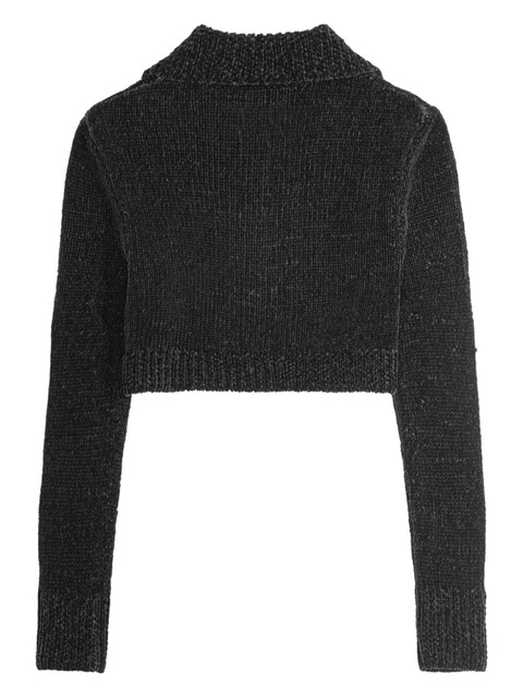Cecilie Bahnsen cropped jumper - Black - zdjęcie produktu nr 2