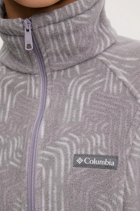 Columbia bluza sportowa Benton Springs kolor szary wzorzysta 2021771 - zdjęcie produktu nr 2