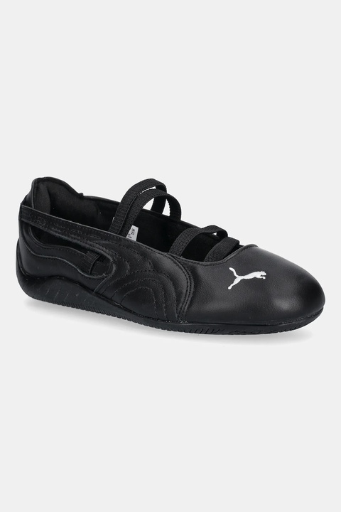Puma baleriny skórzane Speedcat Ballet kolor czarny 403587 - zdjęcie produktu nr 1