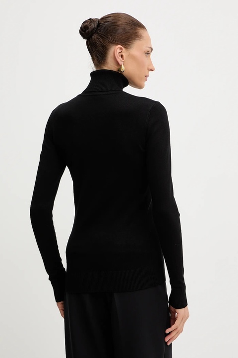 Guess sweter MELANIE damski kolor czarny lekki z golfem W5BR39 Z2NQ2 - zdjęcie produktu nr 1