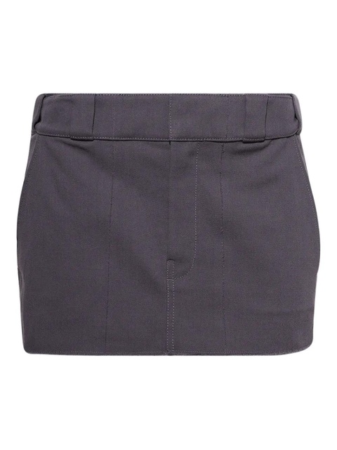 Alexander Wang belt-loop mini skirt - Grey - zdjęcie produktu nr 1