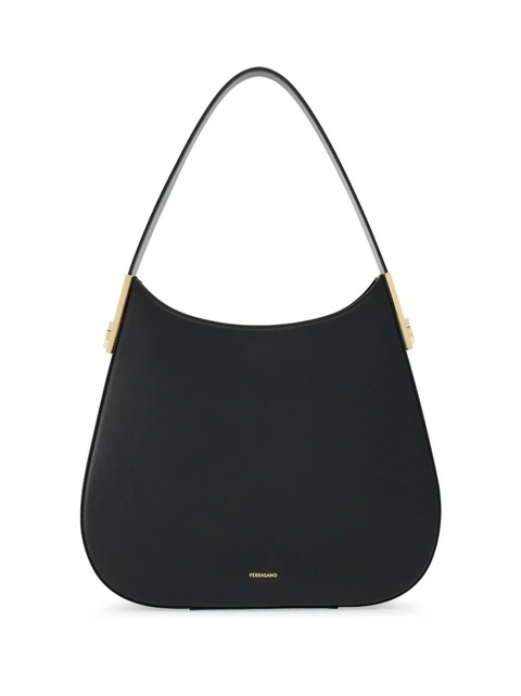 Ferragamo medium Ferragamo hobo bag - Black - zdjęcie produktu nr 1