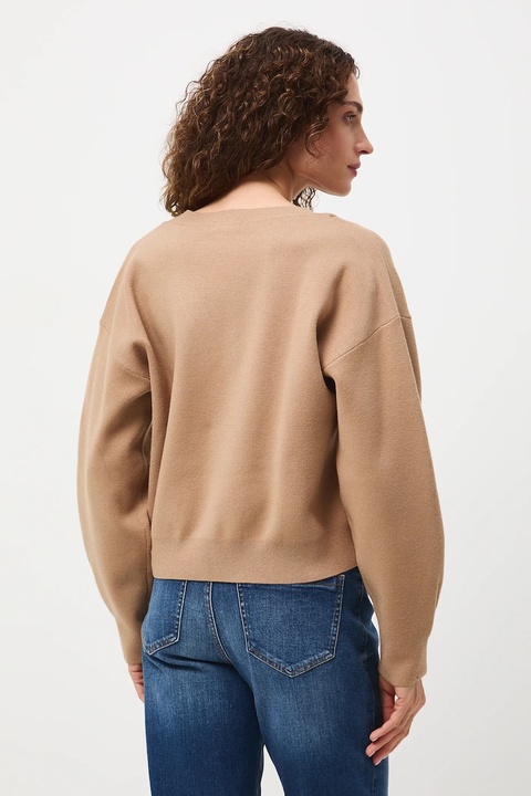 Medicine sweter damski kolor beżowy - zdjęcie produktu nr 2