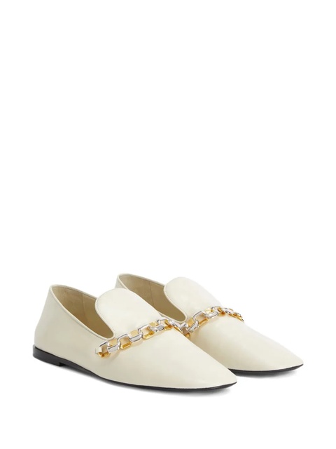 Jil Sander leather loafers - White - zdjęcie produktu nr 1