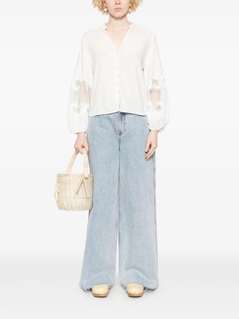 Maje linen shirt - White - zdjęcie produktu nr 2