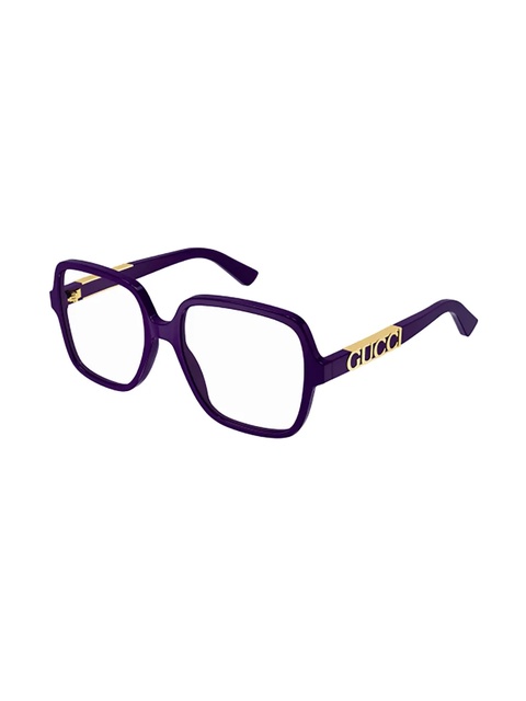 Gucci Eyewear square-frame logo-plaque glasses - Purple - zdjęcie produktu nr 2