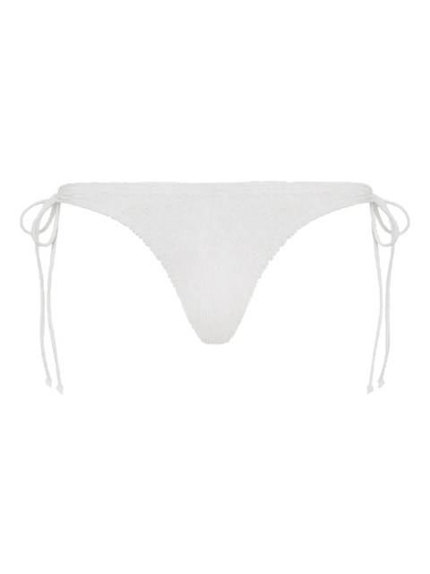 Bond-eye SERENITY textured bikini bottoms - White - zdjęcie produktu nr 1