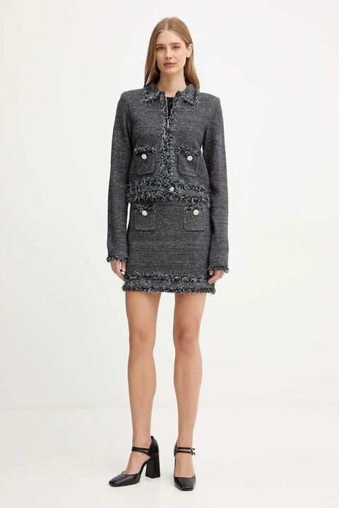 Blugirl Blumarine kardigan damski kolor czarny ciepły RF5152.MA950 - zdjęcie produktu nr 1
