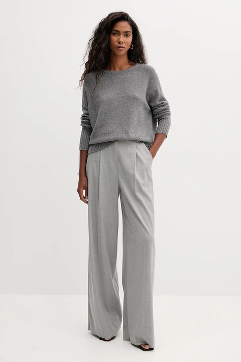 Marella sweter damski kolor szary lekki 2523366354200 - zdjęcie produktu nr 2