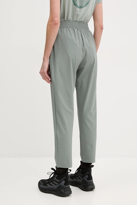 Helly Hansen spodnie sportowe Thalia 2.0 damskie kolor zielony proste high waist 34325 - zdjęcie produktu nr 2