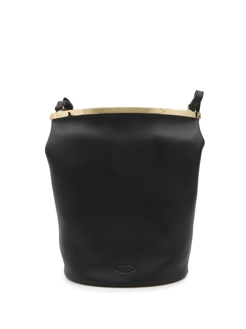 Tod's leather bucket bag - Black - zdjęcie produktu nr 1