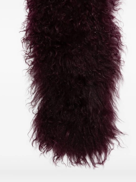 Prada curly scarf - Red - zdjęcie produktu nr 1