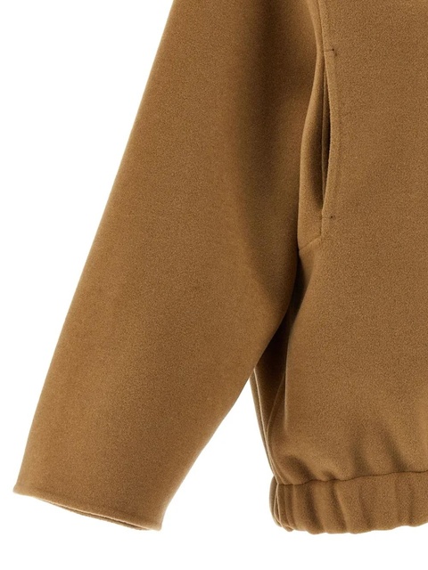 KHAITE Garrett high-neck bomber jacket - Neutrals - zdjęcie produktu nr 2