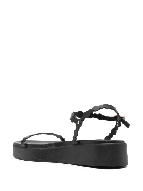 Ancient Greek Sandals 40mm Toxo leather sandals - Black - zdjęcie produktu nr 2