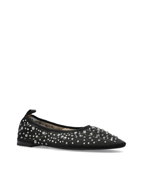 Tory Burch crystal embellished ballerina shoes - Black - zdjęcie produktu nr 2