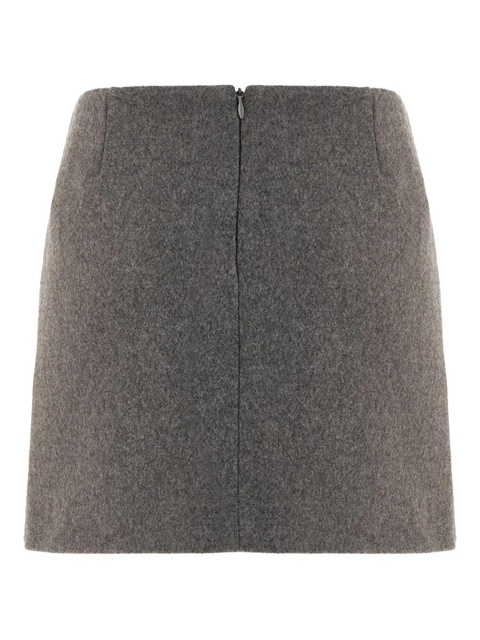 Sportmax virgin-wool mini skirt - Grey - zdjęcie produktu nr 2