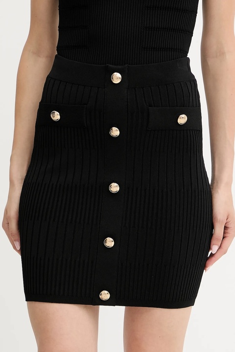 Marciano Guess spódnica JANET kolor czarny mini prosta 5YGD32 5881Z - zdjęcie produktu nr 1