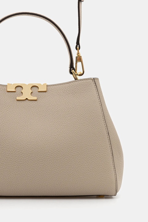 Tory Burch torebka skórzana Eleanor Soft Medium kolor beżowy 177217.250 - zdjęcie produktu nr 2