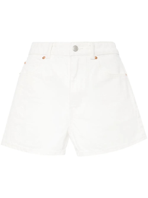 Alexander Wang high-waisted logo cut-out shorts - White - zdjęcie produktu nr 1