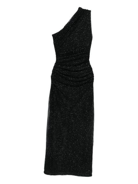 Maje one-shoulder rhinestone-embellished dress - Black - zdjęcie produktu nr 1