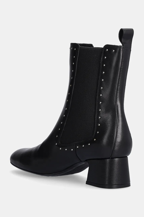 Karl Lagerfeld sztyblety skórzane BONNIE damskie kolor czarny na słupku KL30364 - zdjęcie produktu nr 2