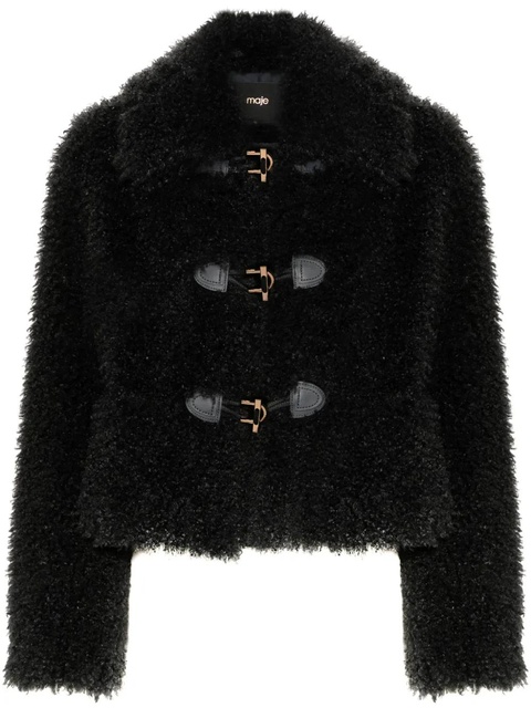 Maje Curly coat - Grey - zdjęcie produktu nr 1