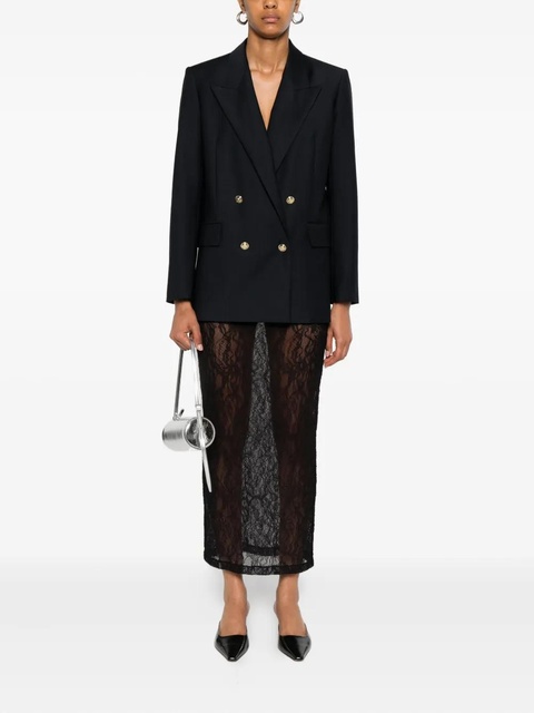 Maje double-breasted gold-button blazer - Blue - zdjęcie produktu nr 2