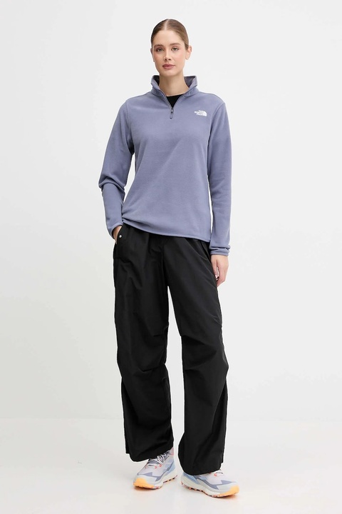 The North Face bluza polarowa damska kolor fioletowy gładka NF0A8D2JBTR1 - zdjęcie produktu nr 1
