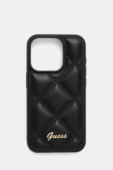 Guess etui na telefon iPhone 15 Pro 6.1" kolor czarny GUHCP15LPSQSQSK - zdjęcie produktu nr 1