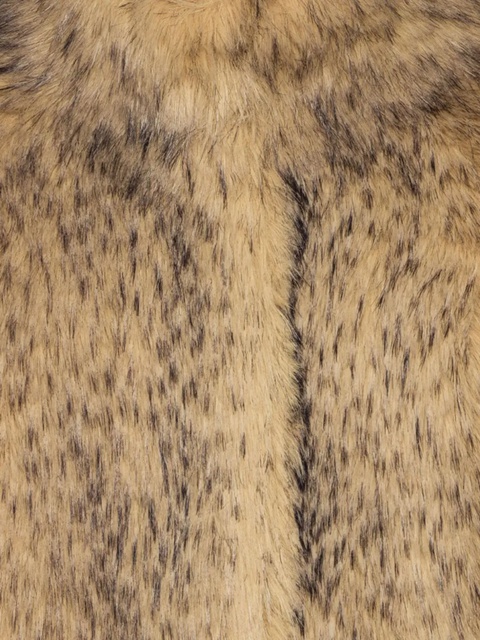 ROTATE BIRGER CHRISTENSEN high-neck cropped faux-fur jacket - Brown - zdjęcie produktu nr 2