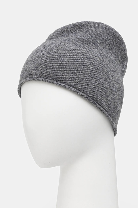 Answear.LAB czapka kaszmirowa kolor szary - zdjęcie produktu nr 2