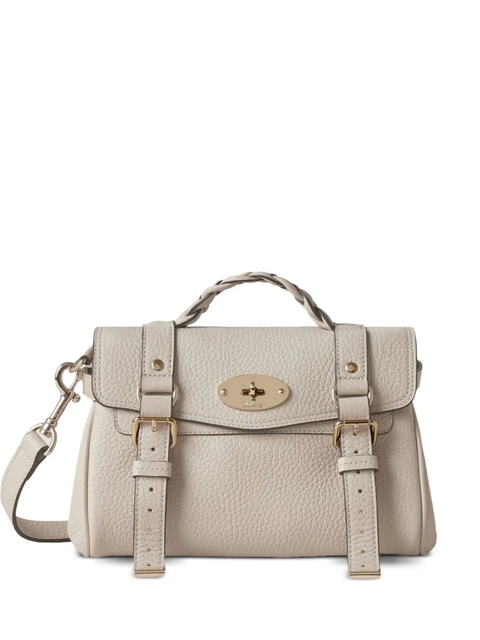 Mulberry mini Alexa braided-handle buckle bag - Neutrals - zdjęcie produktu nr 1