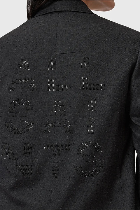 AllSaints marynarka ESSIE kolor szary jednorzędowa W008QD - zdjęcie produktu nr 2