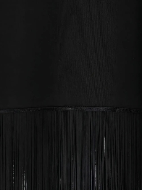 KHAITE Paley fringe-hem dress - Black - zdjęcie produktu nr 2