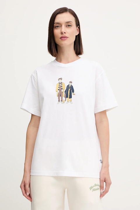 New Balance t-shirt bawełniany damski kolor biały WT53926WT - zdjęcie produktu nr 1
