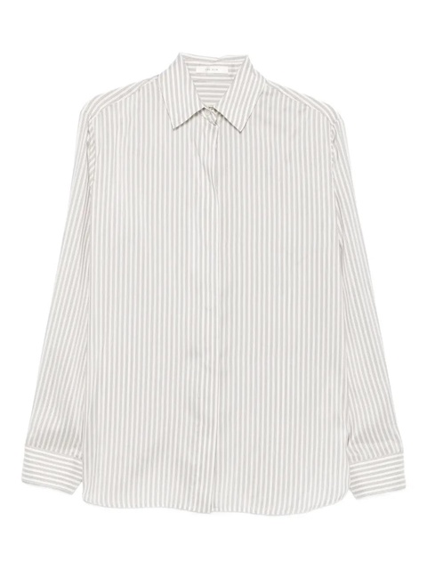 The Row striped silk shirt - White - zdjęcie produktu nr 1