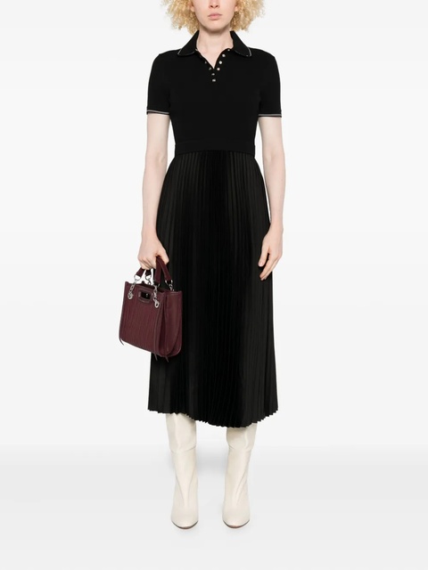 Maje pleated polo dress - Black - zdjęcie produktu nr 2