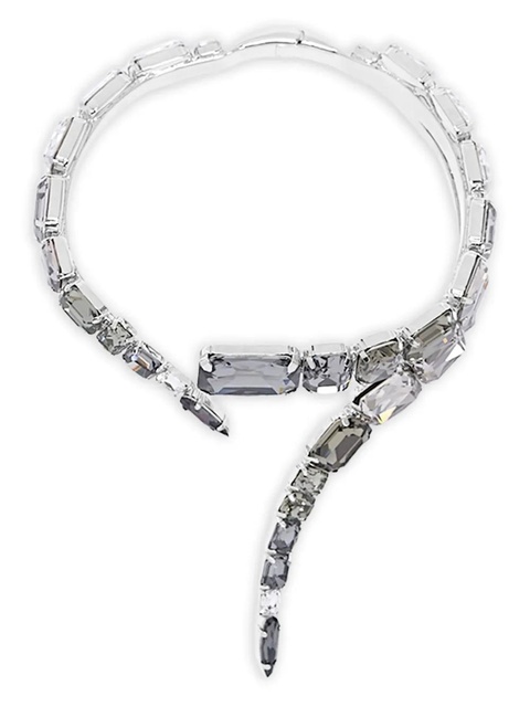 AREA crystal wrap choker necklace - Grey - zdjęcie produktu nr 1