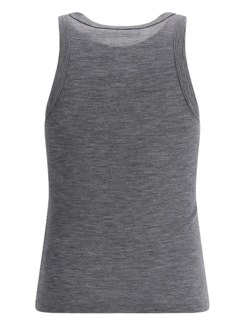 Róhe sleeveless wool top - Grey - zdjęcie produktu nr 2