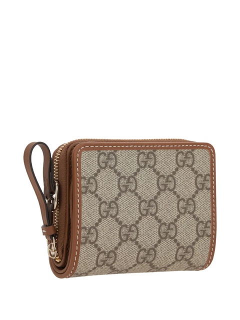 Gucci GG-monogram zip-around wallet - Neutrals - zdjęcie produktu nr 1