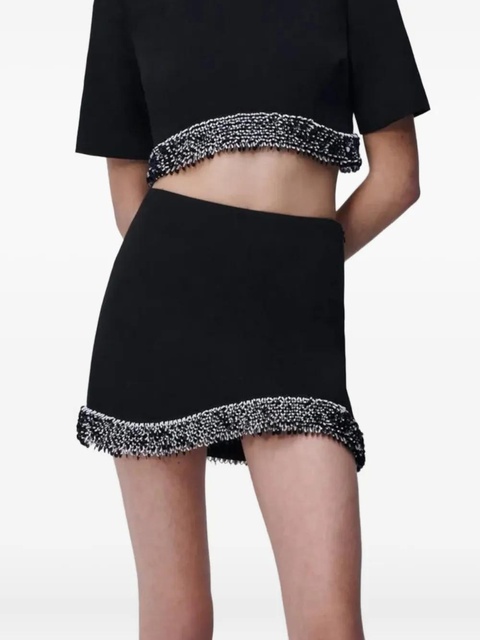 Simkhai Dua embellished mini skirt - Black - zdjęcie produktu nr 2