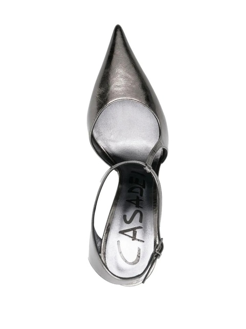 Casadei Super Blade Melody 100mm metallic pumps - Grey - zdjęcie produktu nr 2
