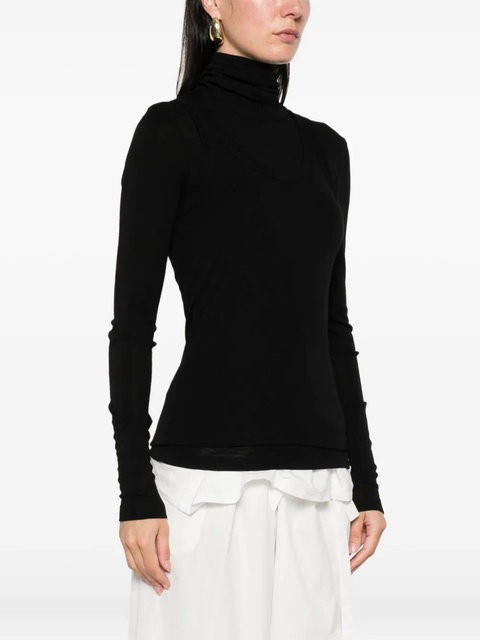 Róhe roll-neck sweater - Black - zdjęcie produktu nr 2